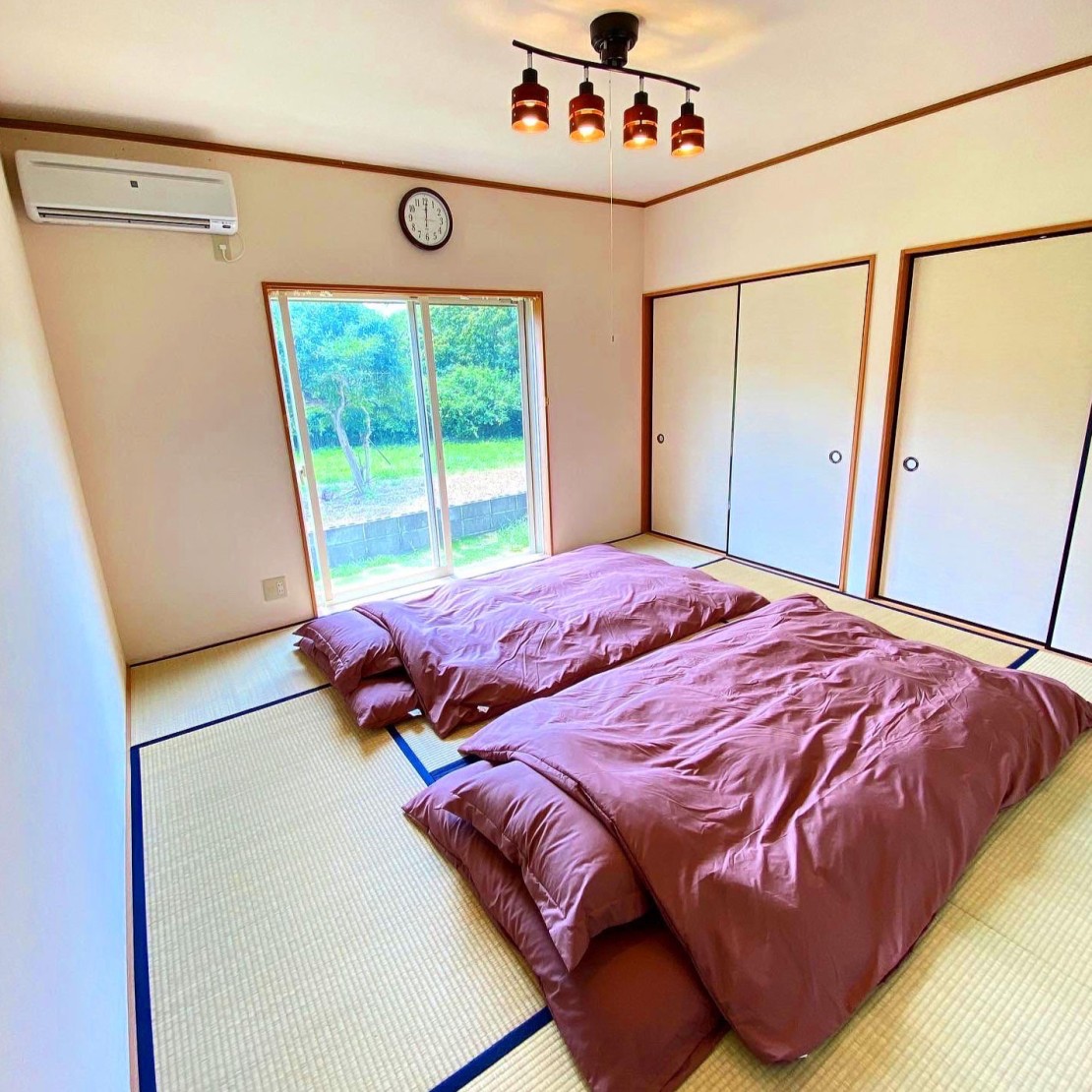 ウミカグのお宿｜千葉県・勝浦・鴨川｜畳を張り替えたばかりなので井草の良い匂い