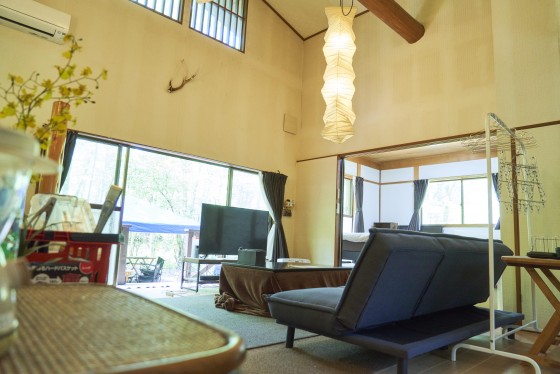 群馬県 北軽井沢・嬬恋・万座の貸別荘・コテージ｜アウトドア貸切別荘北軽井沢Ⅰ：エアコン