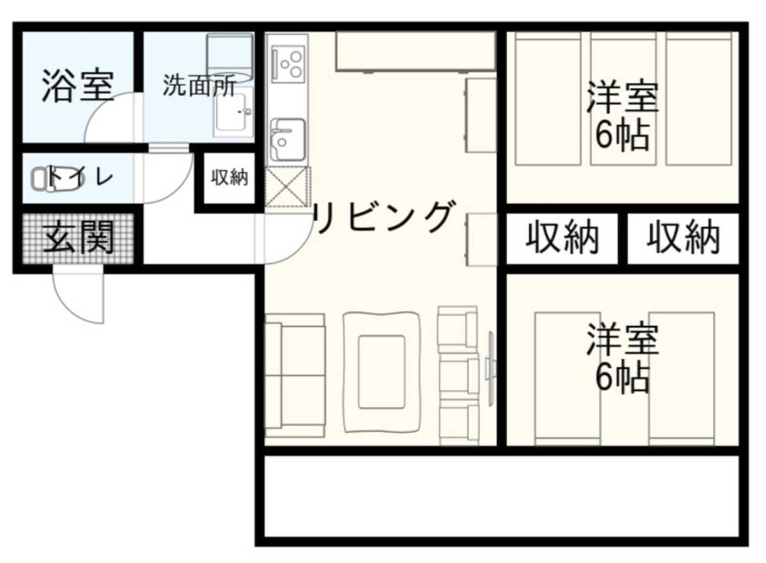 アウトドア貸切別荘北軽井沢Ⅱ｜群馬県・北軽井沢・嬬恋・万座｜間取り図