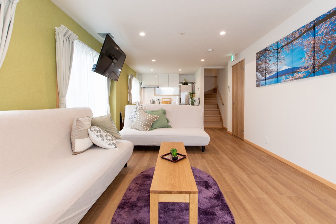 TK Court Ojima さくら家🌸｜東京都・葛飾・江戸川・江東｜2階リビングルーム