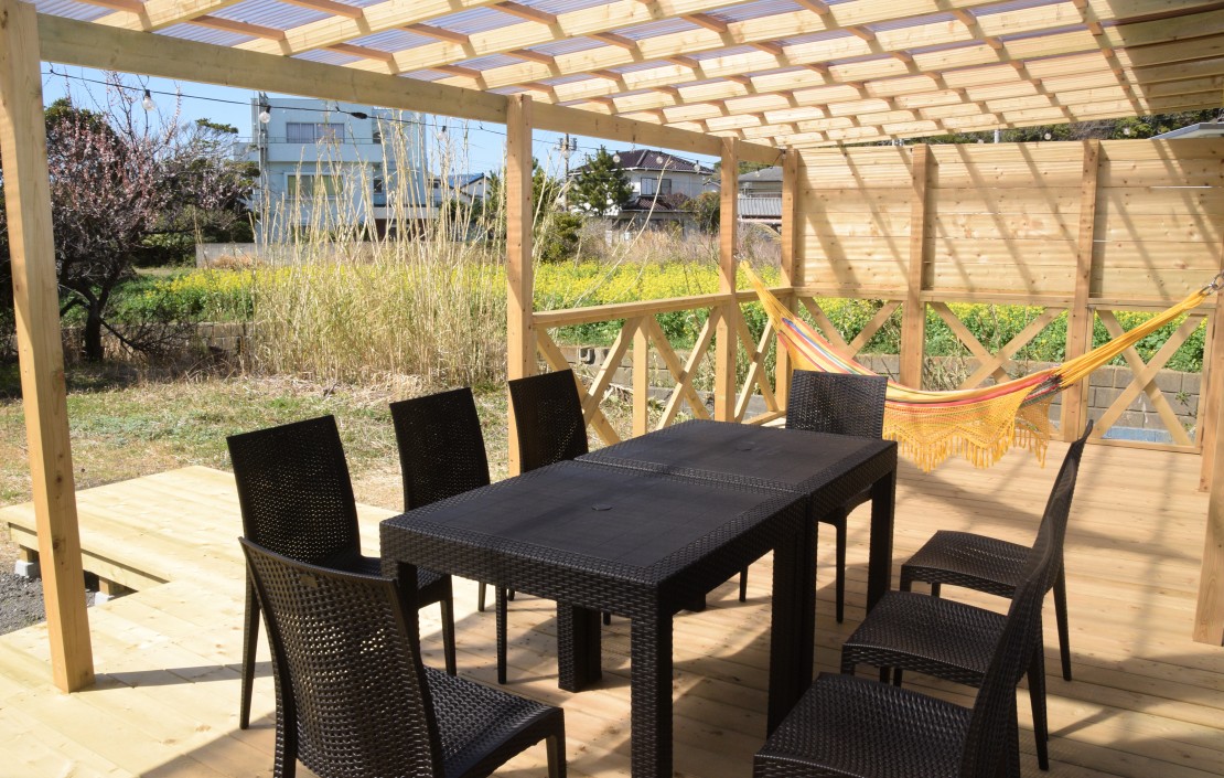 【GVR】Blue Lagoon　　ブルーラグーン｜千葉県・木更津・君津・富津｜ハンモック＆ウッドデッキ