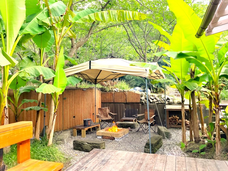 千葉県 木更津・君津・富津のコテージ｜金谷バナナハウスの写真：完全貸し切りでプライベート感は格別です。