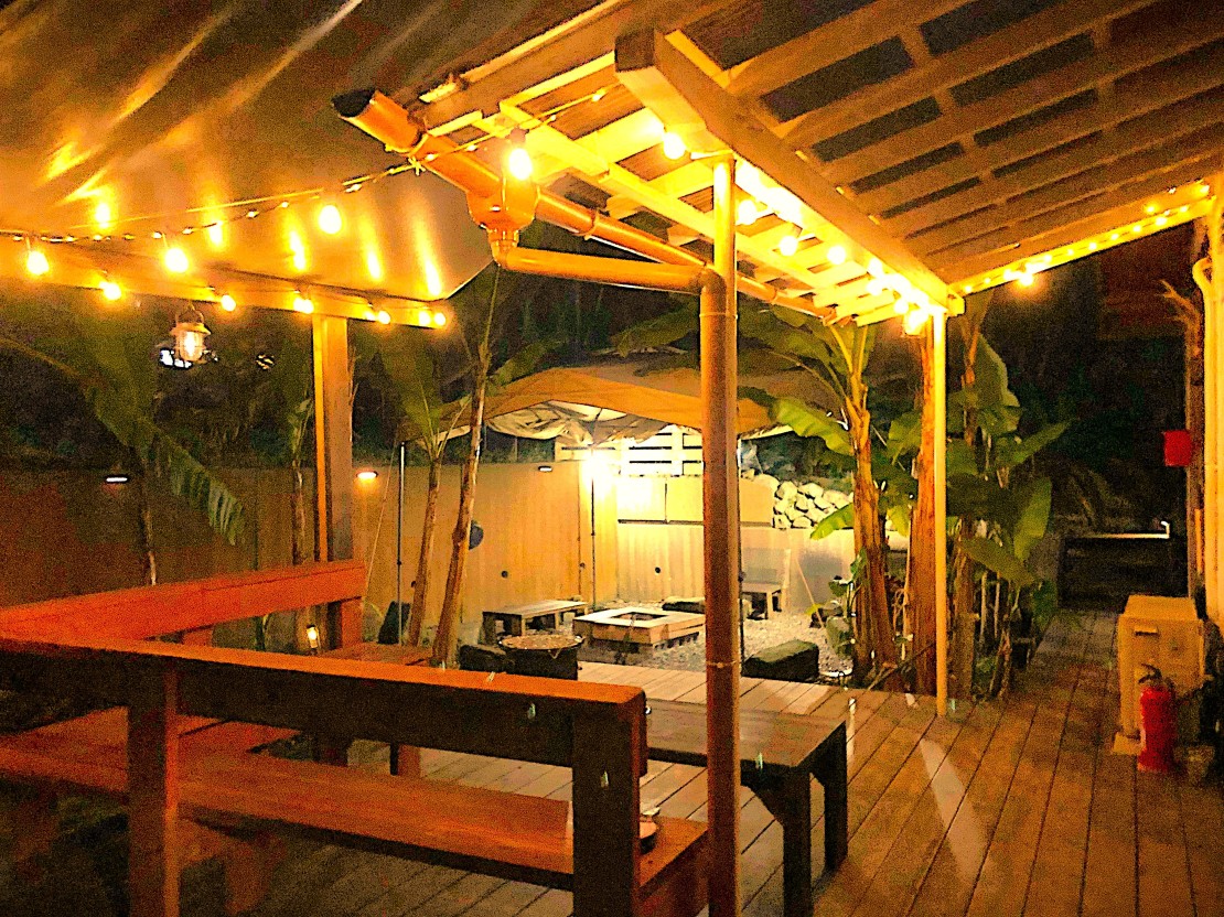 金谷バナナハウス｜千葉県・木更津・君津・富津｜夜はプライベート感が増して楽しさも最高潮に！