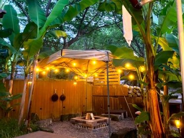 千葉県 木更津・君津・富津の貸別荘・コテージ｜金谷バナナハウス：焚き火OK