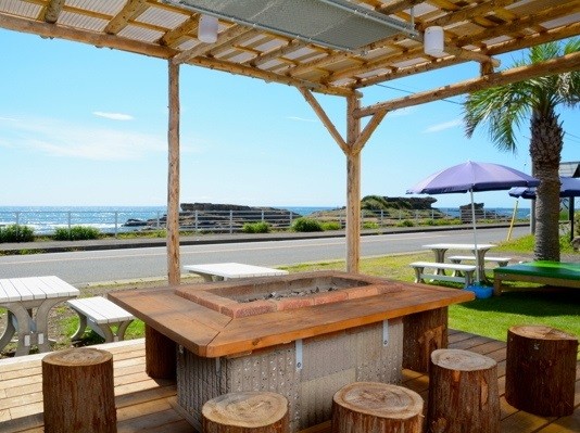 千葉県 館山・南房総のコテージ｜オリゾンの写真：BBQデッキ