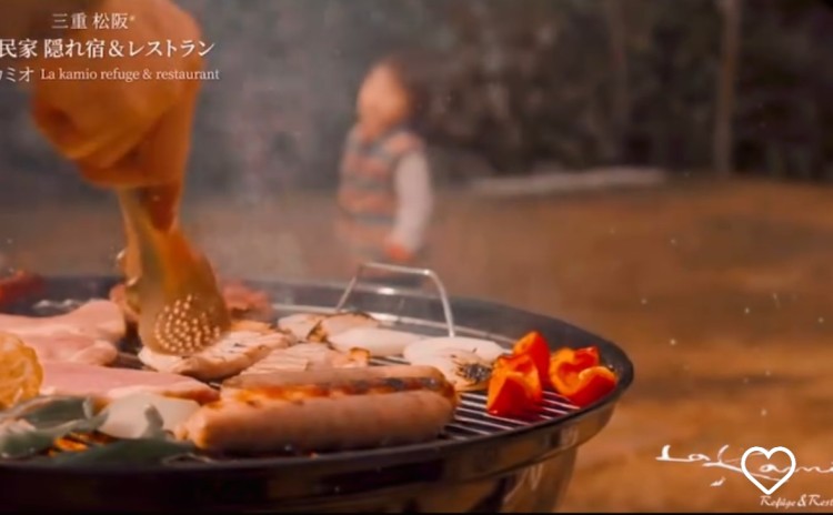 三重県 津・久居・美杉・松阪のコテージ｜ラ・カミオの写真：BBQ