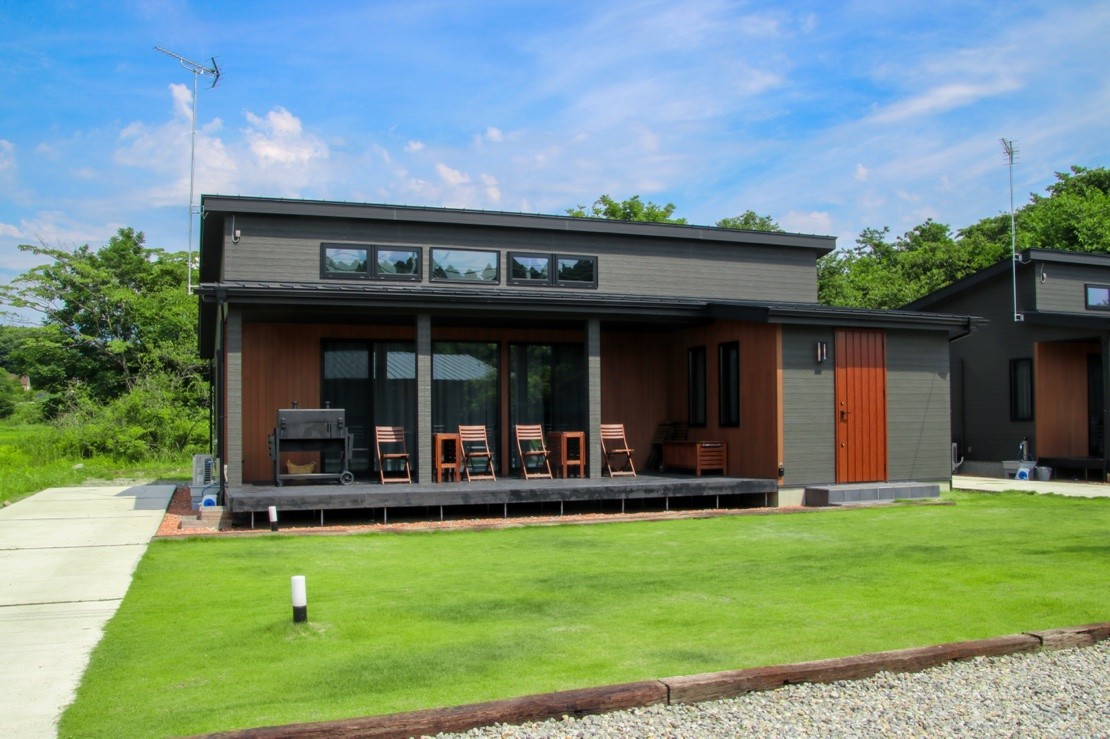 栃木県 那須・板室のコテージ｜GufoRESORT那須の写真：【Tre棟】建物外観