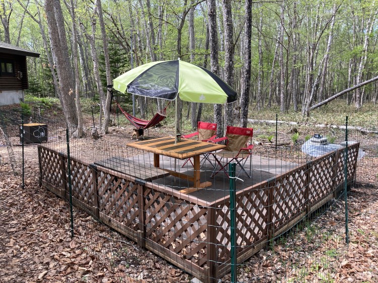 北海道 釧路・阿寒・根室・川湯・屈斜路のコテージ｜ふくろう山荘の写真：約1000坪の敷地で大自然を満喫