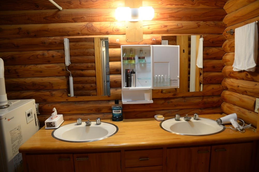 ふくろう山荘｜北海道・釧路・阿寒・根室・川湯・屈斜路｜洗面化粧台