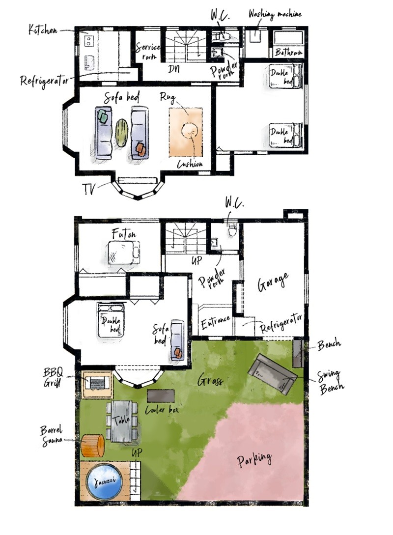 オーシャンリゾート館山 Aハウス｜千葉県・館山・南房総｜間取り図