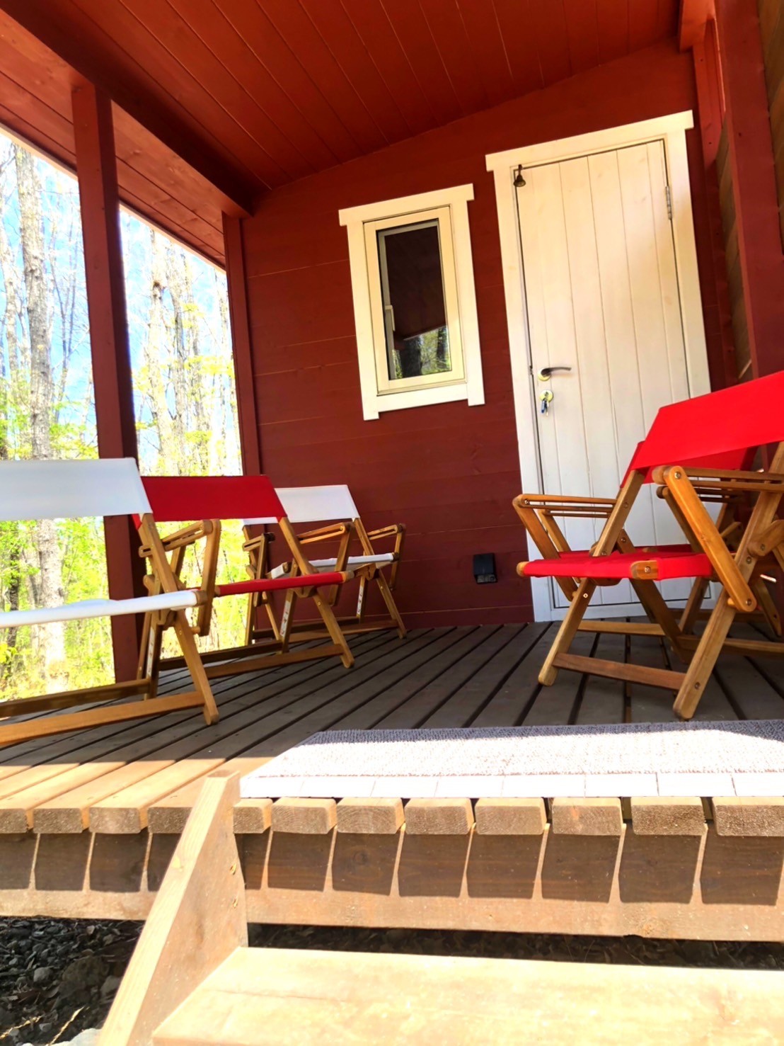 Second House sch-sch（スクスク）｜群馬県・北軽井沢・嬬恋・万座｜森の中の外気浴は、プライベート感たっぷり！