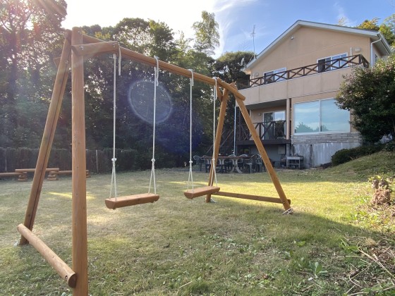 静岡県 伊豆高原の貸別荘・コテージ｜ラシェール南川奈：庭付き