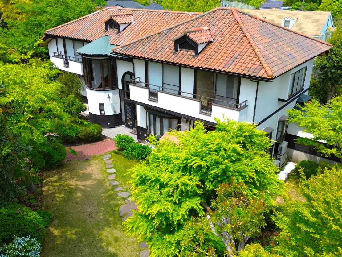 静岡県 伊豆高原のコテージ｜地中海の家の写真：外観