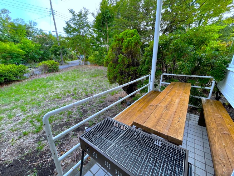 静岡県 伊豆高原のコテージ｜ヴィラセリーヌの写真：ガーデンBBQ