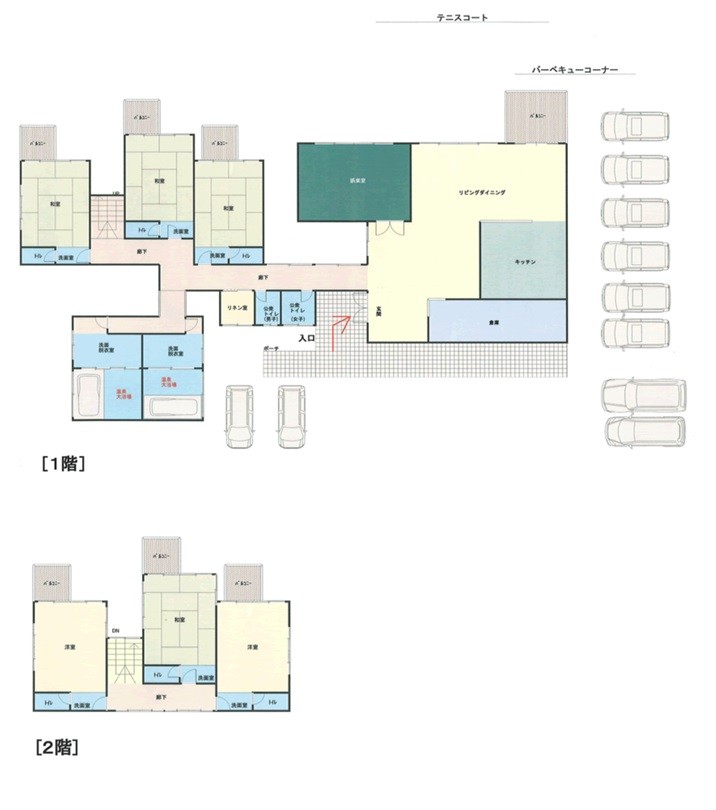 伊豆クリスタル迎賓館｜静岡県・伊豆高原｜間取図
