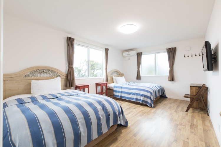 千葉県 館山・南房総のコテージ｜貸別荘　TEA TREESの写真：Bedroom