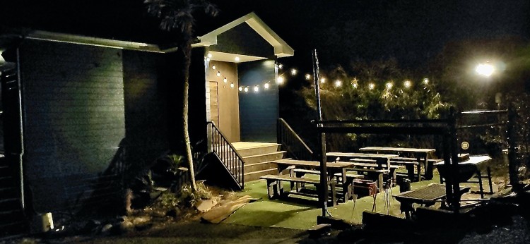 静岡県 熱海のコテージ｜マリンステージ熱海アネックスの写真：BBQ場