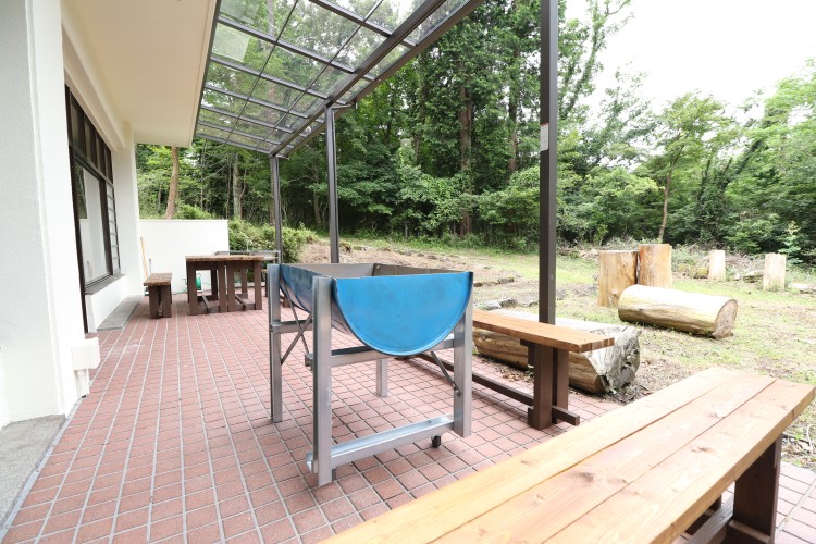 静岡県 伊豆高原のコテージ｜シャロンドレイク伊豆の写真：BBQコーナー