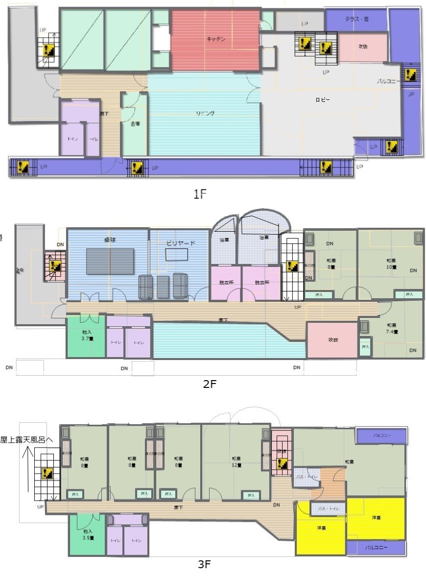 Soft wind 風｜静岡県・下田・白浜｜間取り図　floor map