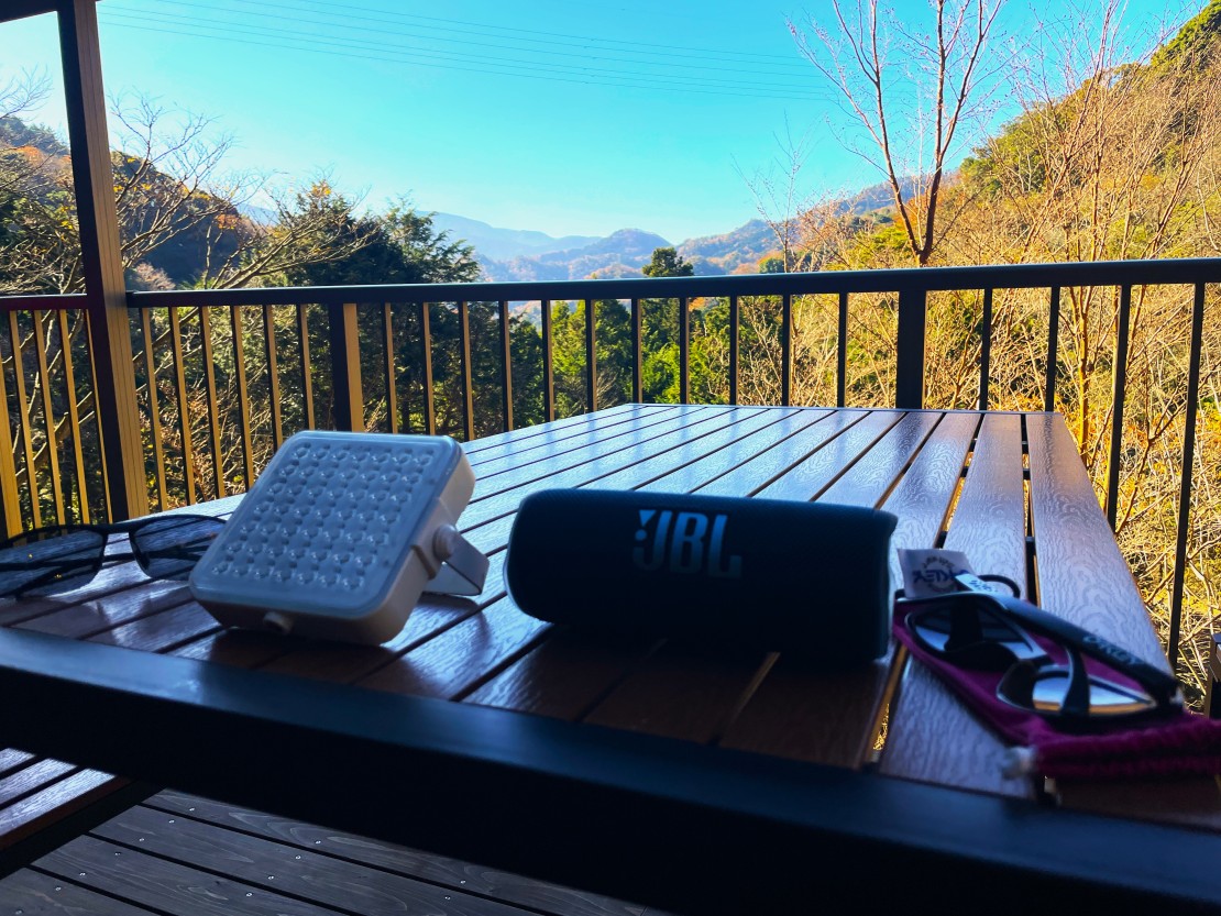 ラ・ムー｜静岡県・伊東・宇佐美・川奈｜テラスとポータブル機器　terrace & portable devices