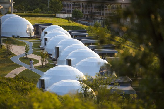 大阪府 大阪南部（堺・岸和田・関西空港）のグランピング｜SKYDOME阪南：山