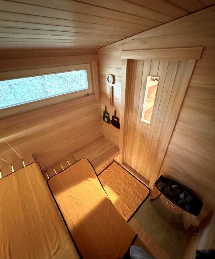群馬県 北軽井沢・嬬恋・万座のコテージ｜Second House ホッポッタの写真：大切な方とのプライベートサウナ