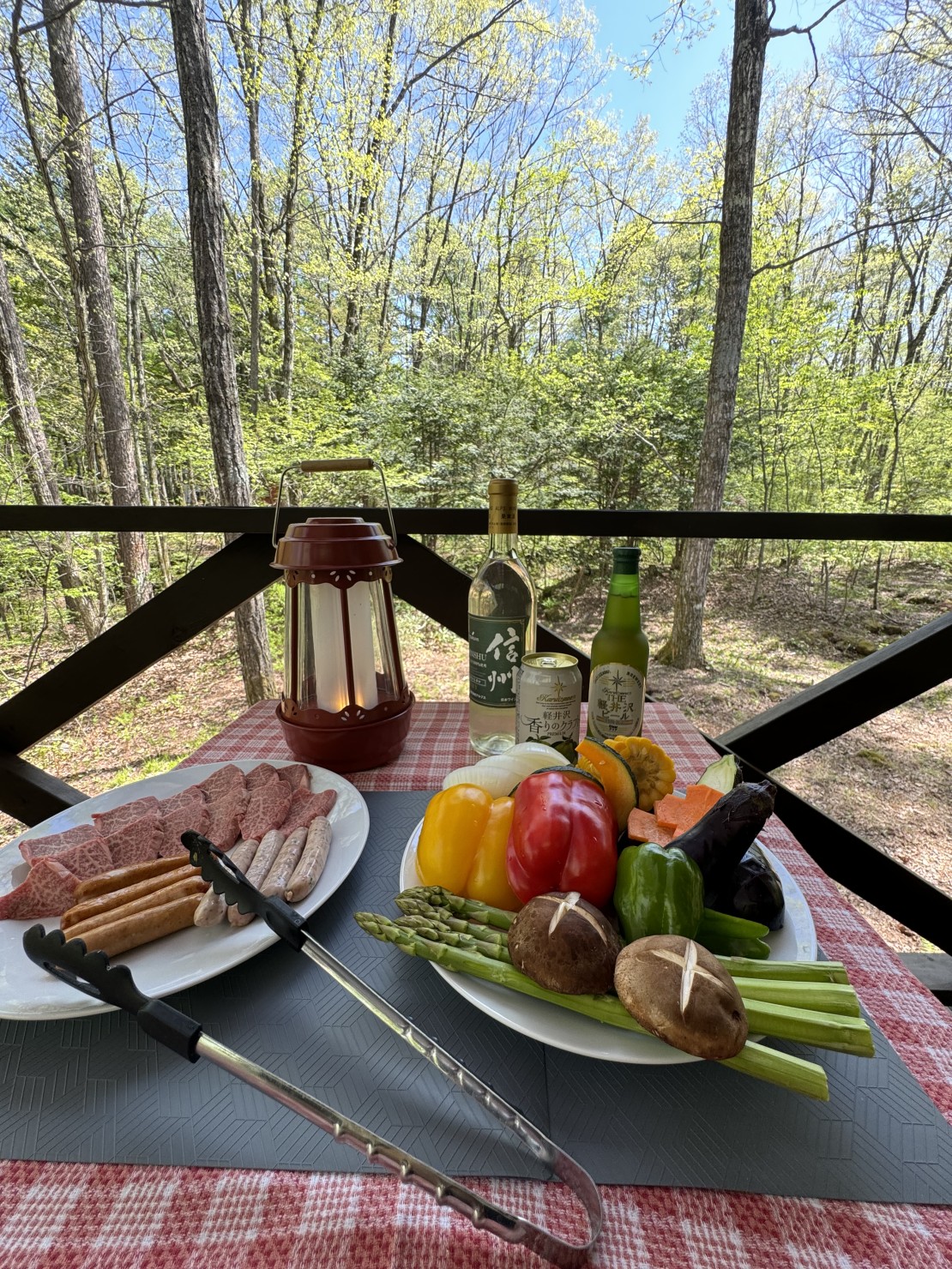 Second House ホッポッタ｜群馬県・北軽井沢・嬬恋・万座｜鳥のさえずりとせせらぎの調べがBGM。大切な方とワインを飲みながらちょっとおしゃれなBBQもおススメです。