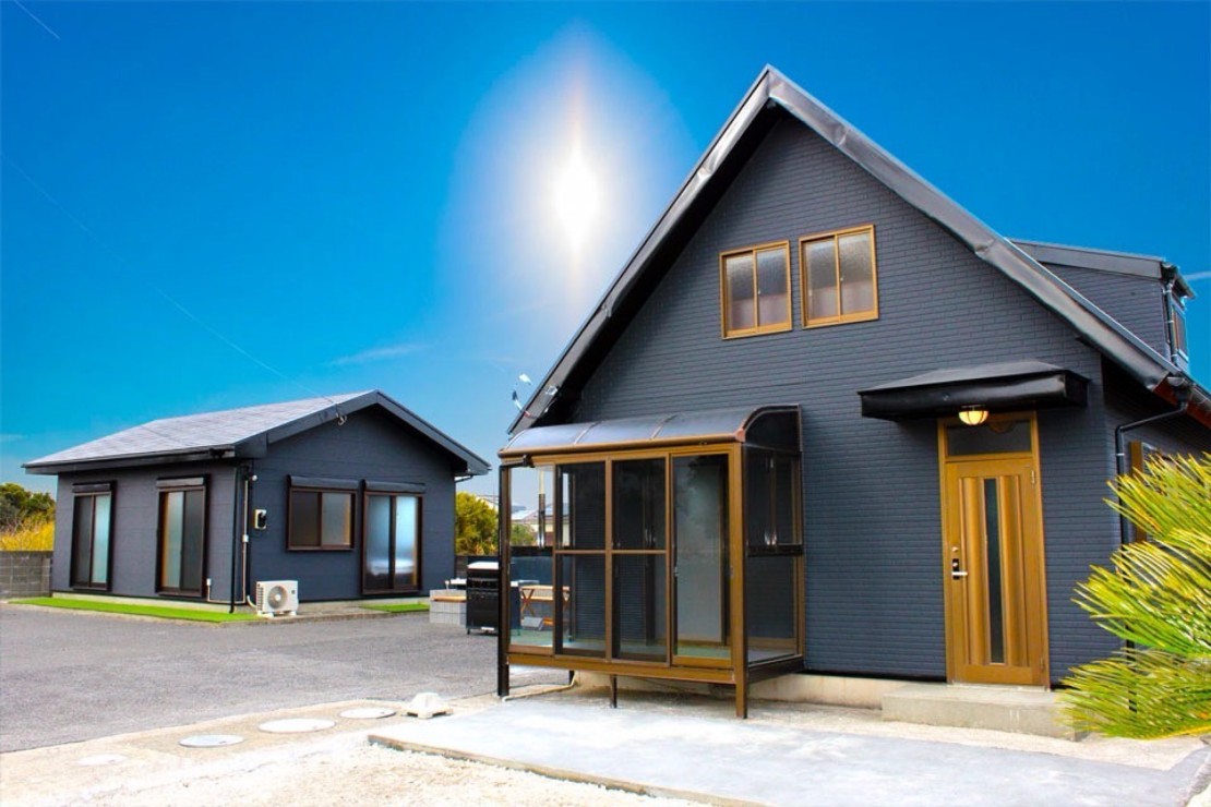 千葉県 勝浦・鴨川のコテージ｜BOTH ISUMIの写真：A棟 2階建て B棟 平屋となります。