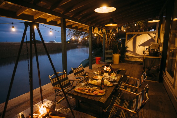 千葉県 九十九里・銚子のグランピング｜River side village Loaの写真：☆BBQ Lanai