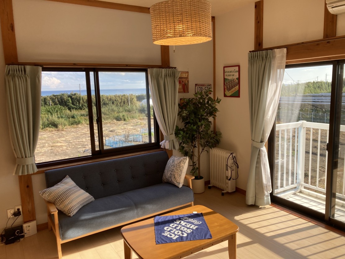 ocean villa mint｜千葉県・館山・南房総｜寝室からオーシャンビューと潮風を満喫できます♪