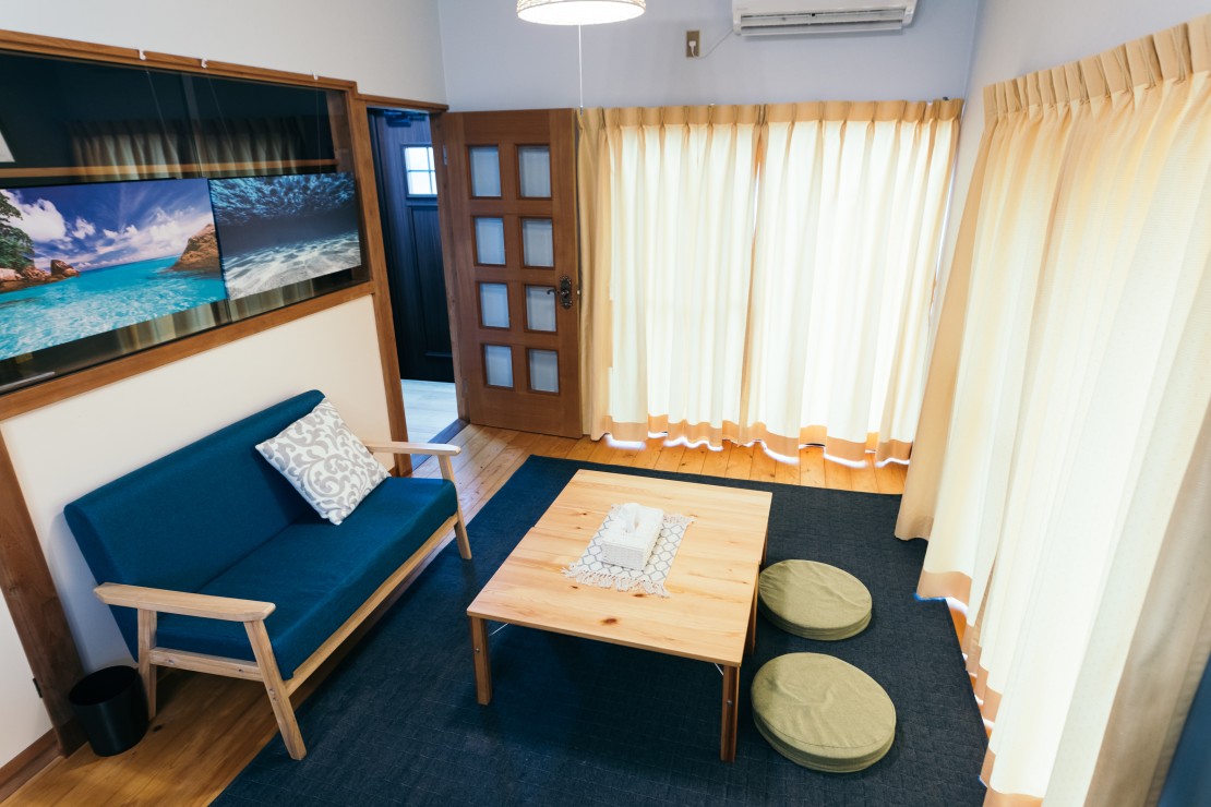 ocean view mint｜千葉県・館山・南房総｜リゾート感溢れる１階リビング