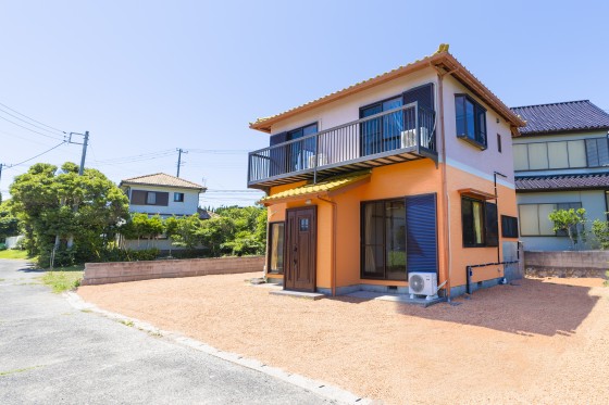 千葉県 館山・南房総の貸別荘・コテージ｜ocean view mint：庭付き