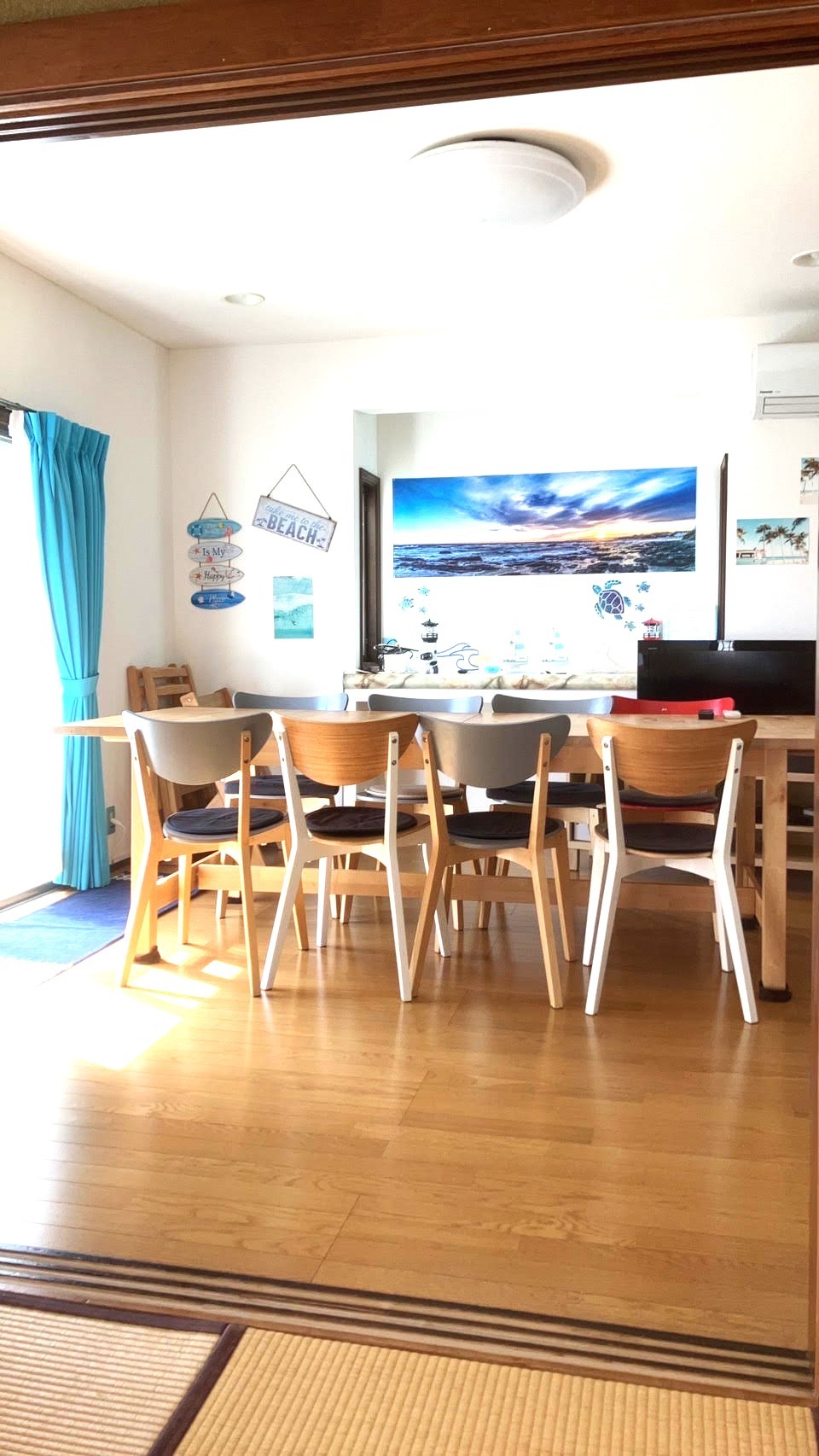 ocean blue mint｜千葉県・館山・南房総｜マリンテイストなリビング