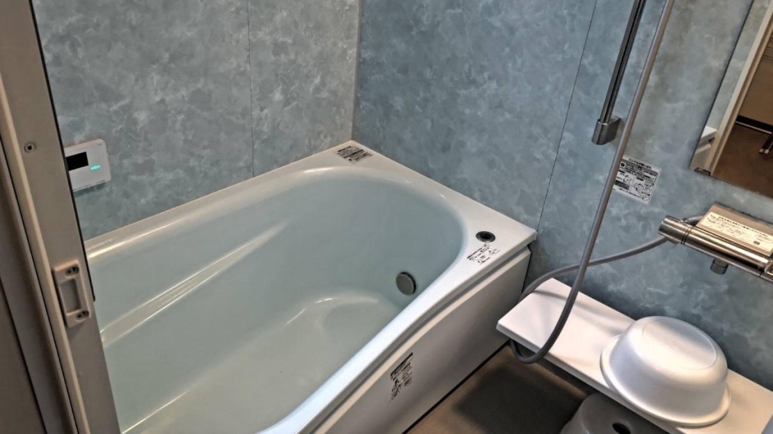 ocean blue mint｜千葉県・館山・南房総｜リノベーションしたてのお風呂