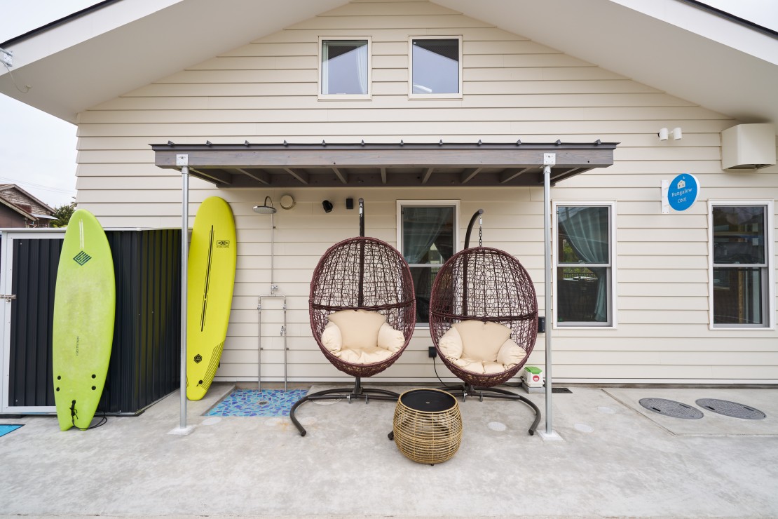 千葉県 勝浦・鴨川のコテージ｜Bungalow Oneの写真：Bungalow One外観