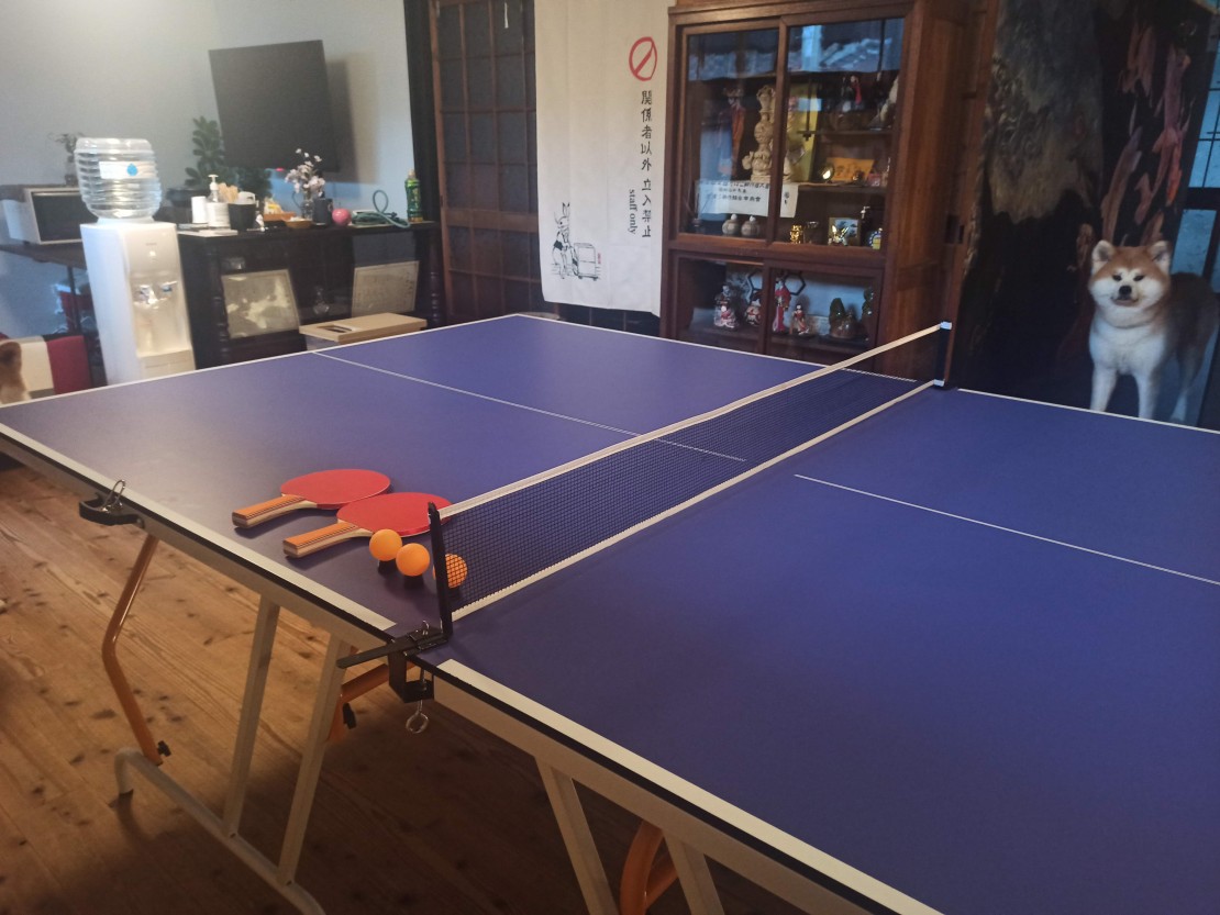 まろや四季｜愛媛県・南予・宇和島｜卓球台