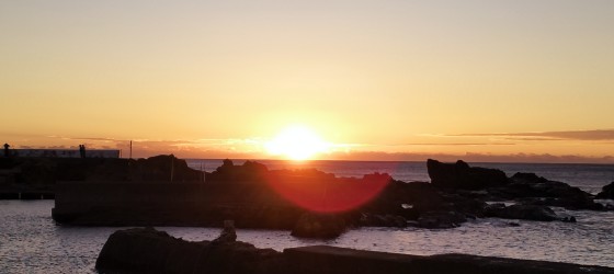 千葉県 館山・南房総のグランピング｜Rainbow Lodge　レインボー ロッヂ：初日の出