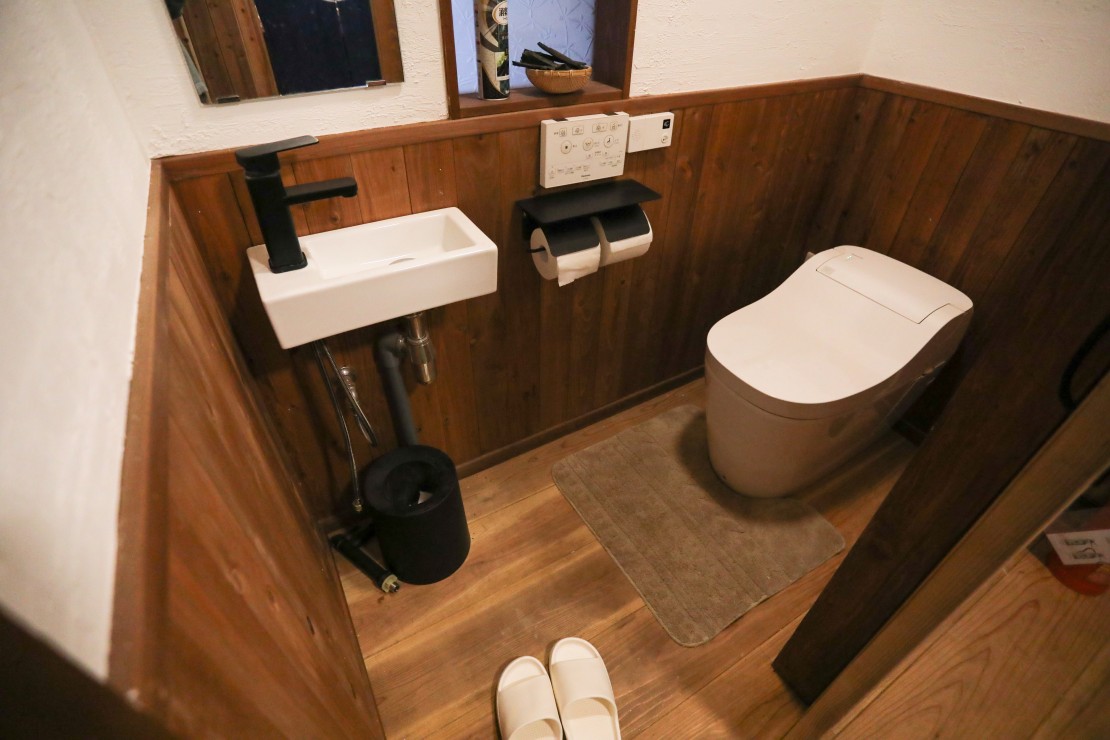 昭和体験宿Rin｜茨城県・霞ヶ浦・土浦・鹿島・潮来｜トイレ
昭和スタイルではなく最新式なのでご安心ください