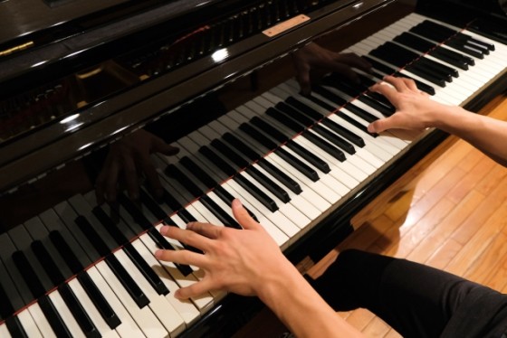 静岡県 伊豆高原の貸別荘・コテージ｜一本のえんぴつ：ピアノ