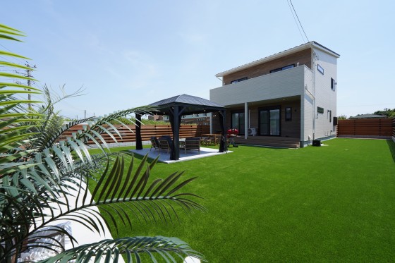 千葉県 九十九里・銚子の貸別荘・コテージ｜サンライズビラ：庭付き