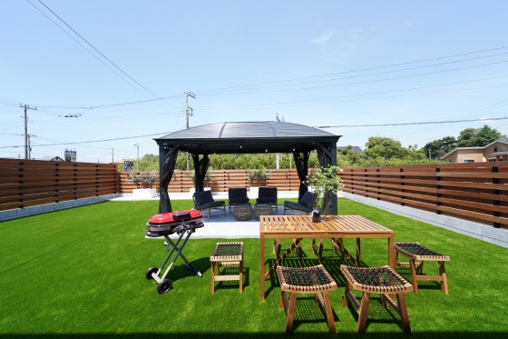 千葉県 九十九里・銚子の貸別荘・コテージ｜サンライズビラ：バーベキュー