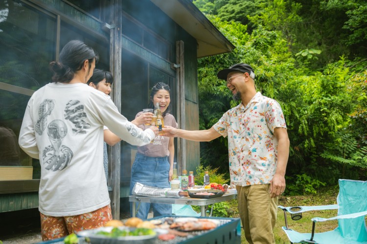 新潟県 柏崎・寺泊・長岡・魚沼（湯之谷）のコテージ｜In Uteroの写真：バーベキュー