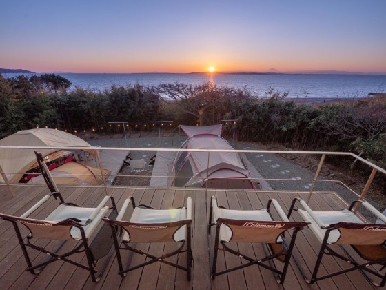 千葉県 木更津・君津・富津のグランピング｜Rivage Blue：絶景