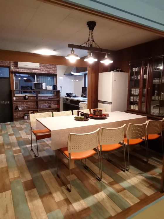 京都府 湯の花・丹波・美山の貸別荘・コテージ｜コテージ遊泊・るり渓の写真：キッチンで料理ができるコテージ