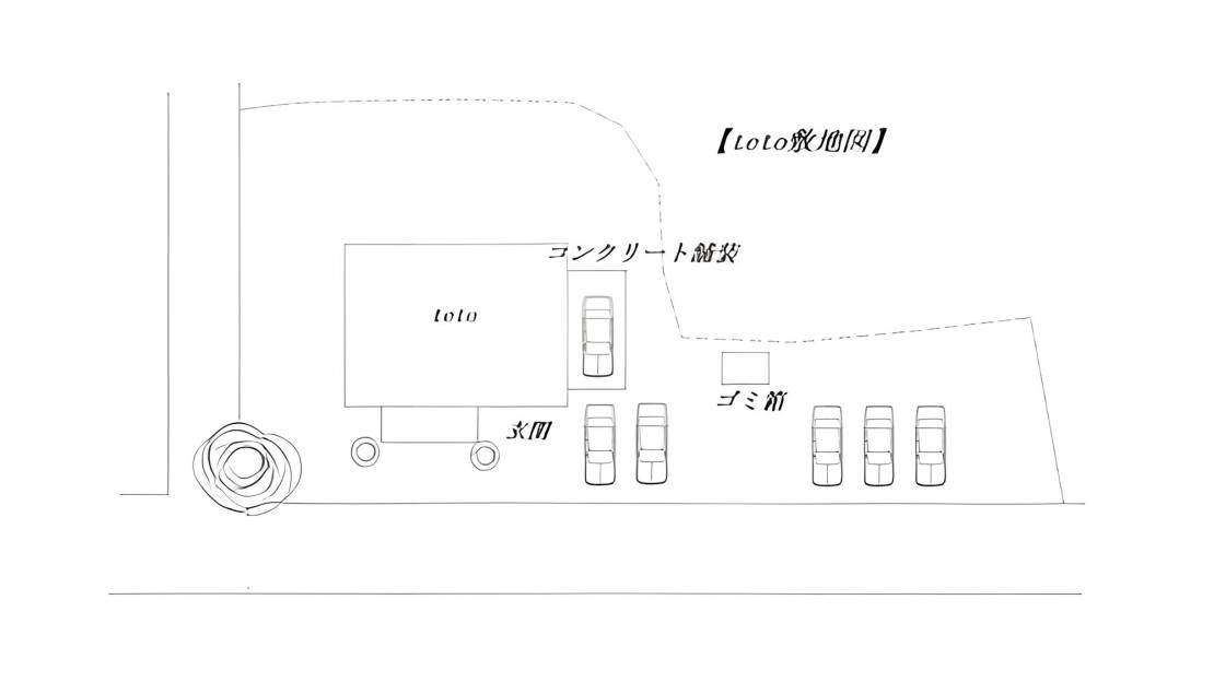 teto｜千葉県・勝浦・鴨川｜teto敷地図。