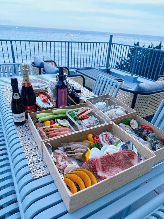 静岡県 伊豆高原の貸別荘・コテージ｜波空-Akazawa-：食事付