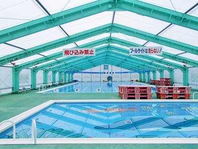 千葉県 勝浦・鴨川の貸別荘・コテージ｜中野屋・母屋：プール近隣