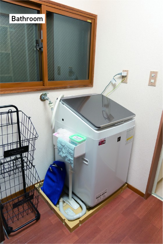 福島県 郡山の貸別荘・コテージ｜f life house：ランドリー