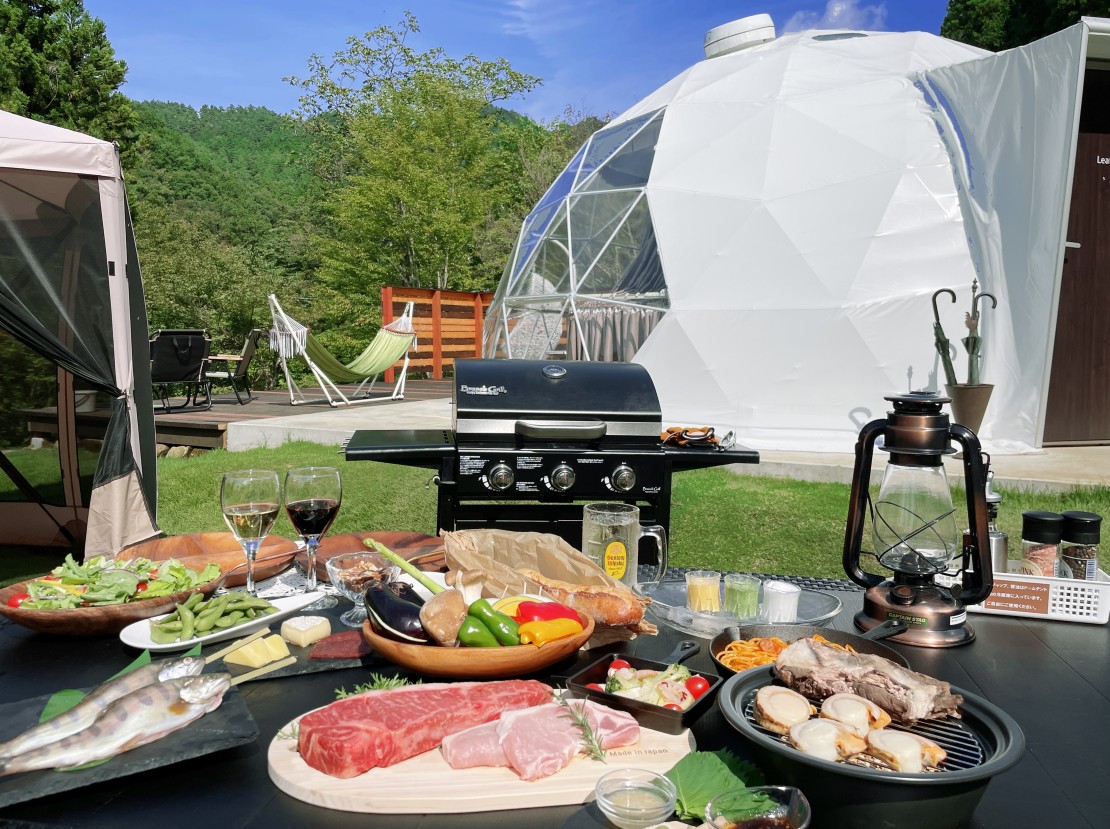 WORKATION RESORT THE FOREST｜山梨県・大月・都留｜山梨の食材をふんだんに使ったBBQ