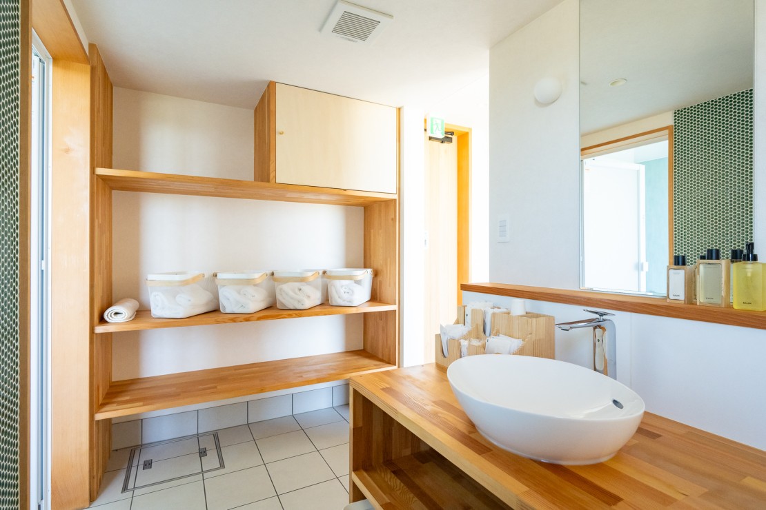 BON-MAL HOLIDAY｜千葉県・勝浦・鴨川｜充実したアメニティと広々とした洗面台